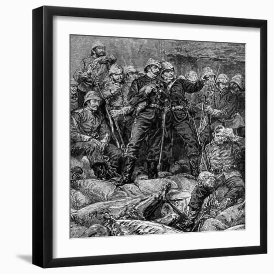 Battle of Rorke's Drift, Natal, Zulu War, 1879-null-Framed Giclee Print