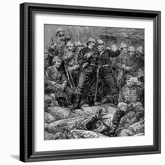 Battle of Rorke's Drift, Natal, Zulu War, 1879-null-Framed Giclee Print