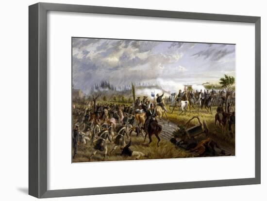 Battle of San Martino, June 24, 1859-Raffaele Pontremoli-Framed Giclee Print