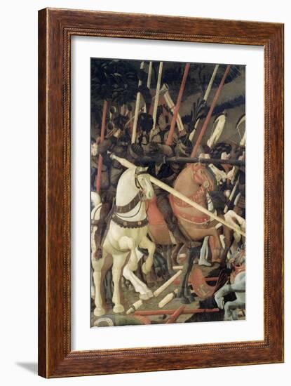 Battle of San Romano-Paolo Uccello-Framed Giclee Print