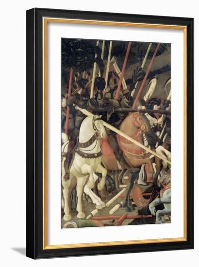 Battle of San Romano-Paolo Uccello-Framed Giclee Print