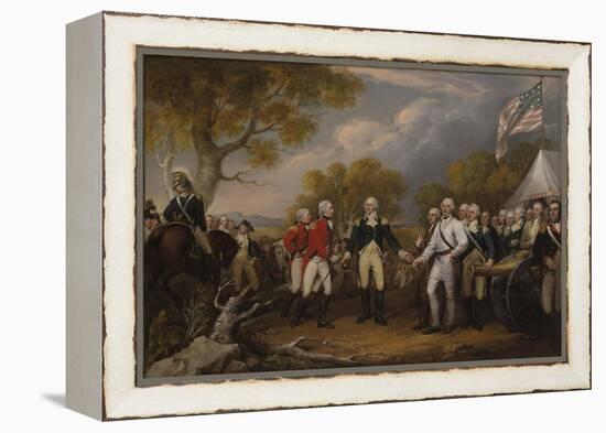 Battle of Saratoga-John Trumbull-Framed Premier Image Canvas