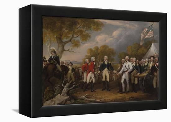 Battle of Saratoga-John Trumbull-Framed Premier Image Canvas