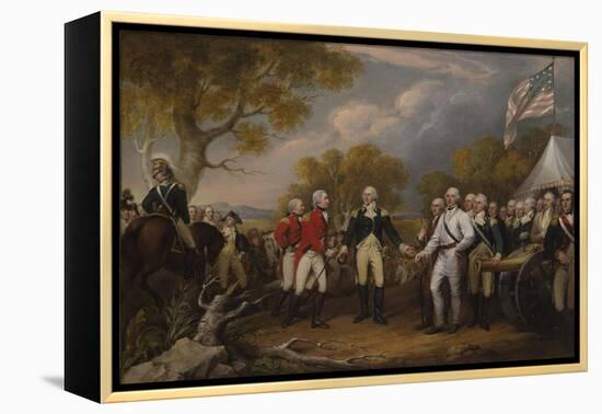 Battle of Saratoga-John Trumbull-Framed Premier Image Canvas