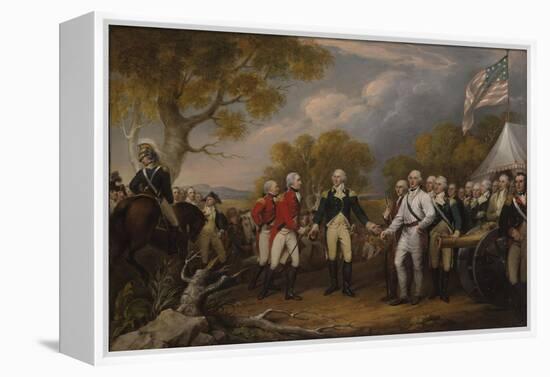 Battle of Saratoga-John Trumbull-Framed Premier Image Canvas