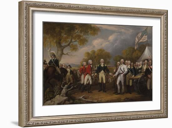 Battle of Saratoga-John Trumbull-Framed Giclee Print