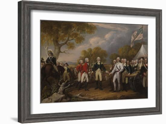 Battle of Saratoga-John Trumbull-Framed Giclee Print