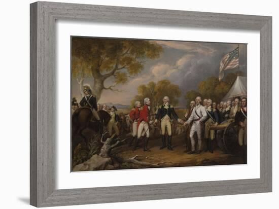 Battle of Saratoga-John Trumbull-Framed Giclee Print