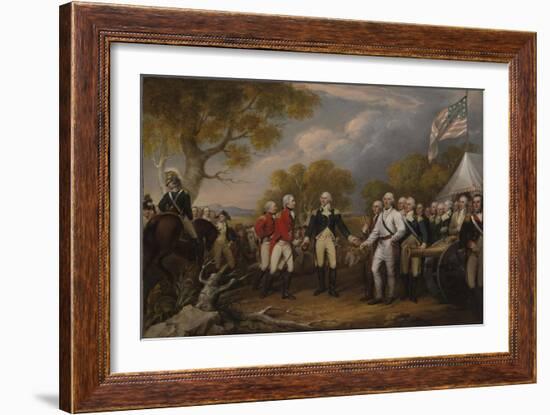 Battle of Saratoga-John Trumbull-Framed Giclee Print