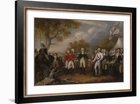 Battle of Saratoga-John Trumbull-Framed Giclee Print