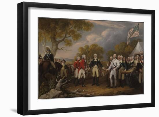 Battle of Saratoga-John Trumbull-Framed Giclee Print