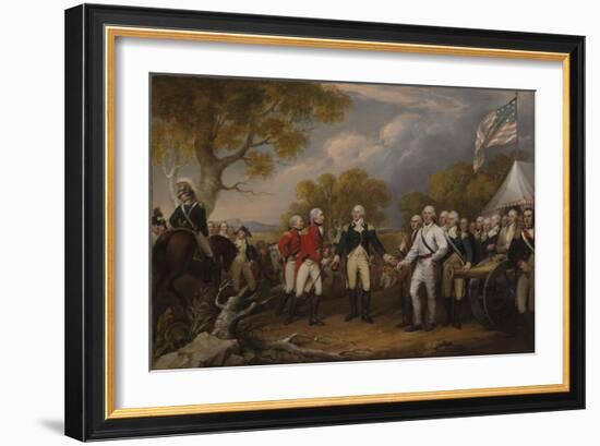 Battle of Saratoga-John Trumbull-Framed Giclee Print