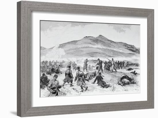 Battle of Slivnitsa, November 19, 1885, Serbian-Bulgarian War, Bulgaria-null-Framed Giclee Print