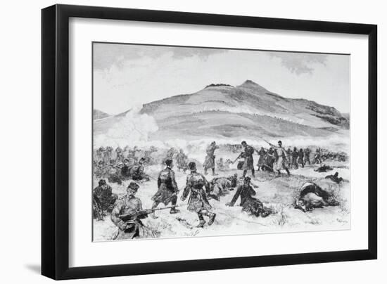 Battle of Slivnitsa, November 19, 1885, Serbian-Bulgarian War, Bulgaria-null-Framed Giclee Print