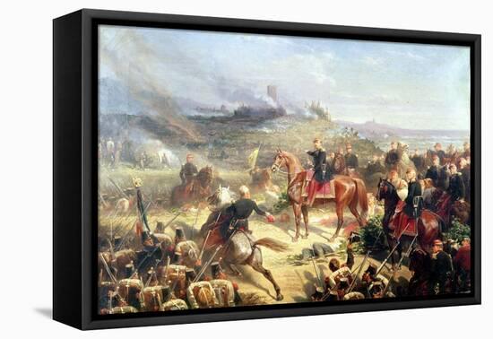 Battle of Solferino, 24th June 1859-Adolphe Yvon-Framed Premier Image Canvas