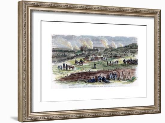 Battle of Spotsylvania Court House, Virginia, American Civil War, 12 May 1864-Edwin Forbes-Framed Giclee Print