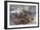 Battle of Spottsylvania, Pub. L Prang & Co., 1886 (Colour Litho)-Thure De Thulstrup-Framed Giclee Print