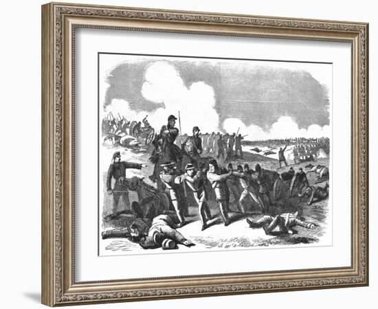 Battle of Springfield-null-Framed Art Print