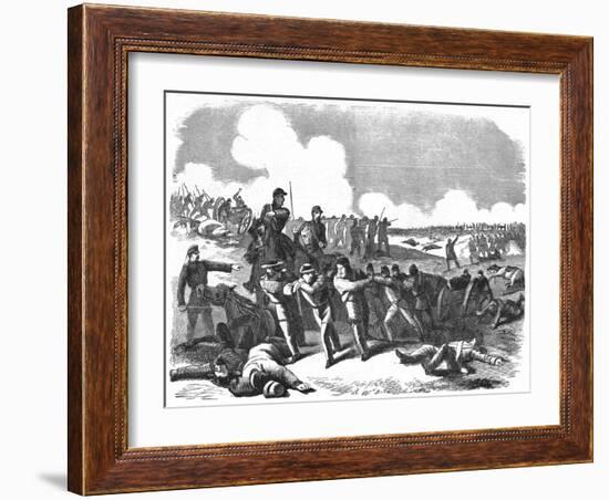 Battle of Springfield-null-Framed Art Print