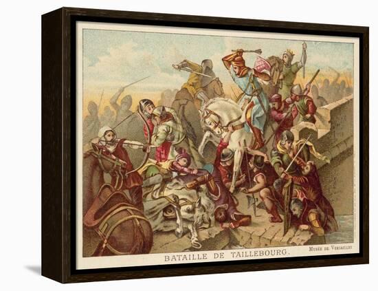 Battle of Taillebourg, France, 1242-Eugene Delacroix-Framed Premier Image Canvas
