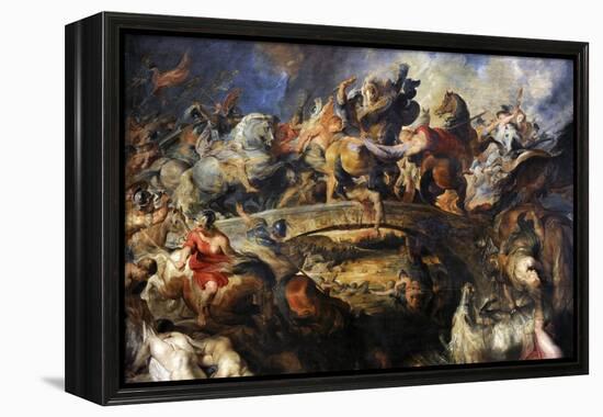 Battle of the Amazons, 1616-1618-Peter Paul Rubens-Framed Premier Image Canvas