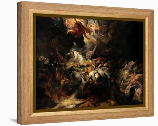 Battle of the Amazons, 1616-1618-Peter Paul Rubens-Framed Premier Image Canvas