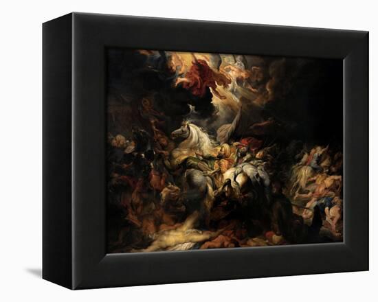 Battle of the Amazons, 1616-1618-Peter Paul Rubens-Framed Premier Image Canvas