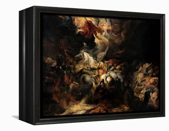 Battle of the Amazons, 1616-1618-Peter Paul Rubens-Framed Premier Image Canvas