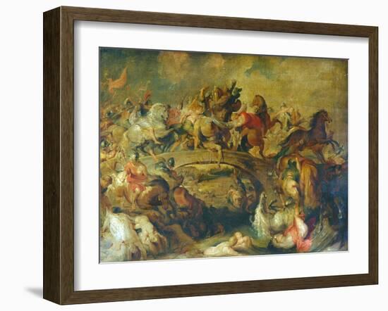 Battle of The Amazons-Peter Paul Rubens-Framed Giclee Print