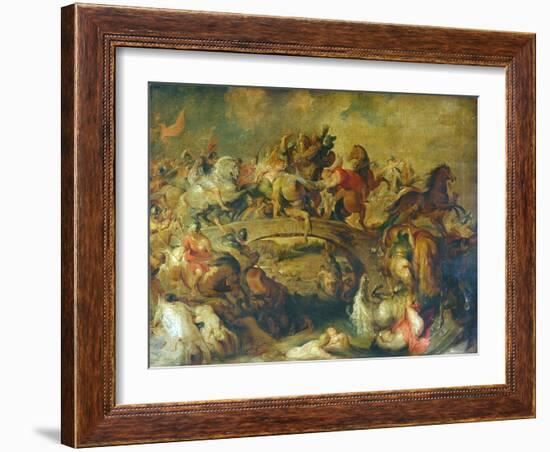 Battle of The Amazons-Peter Paul Rubens-Framed Giclee Print