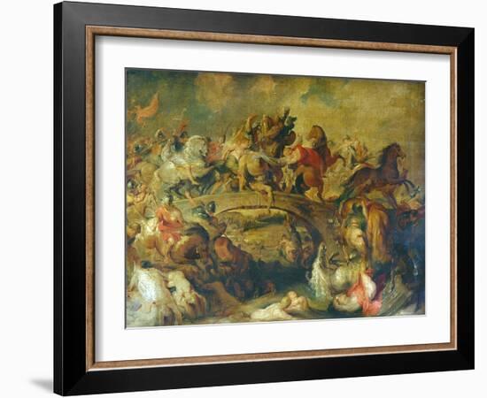 Battle of The Amazons-Peter Paul Rubens-Framed Giclee Print