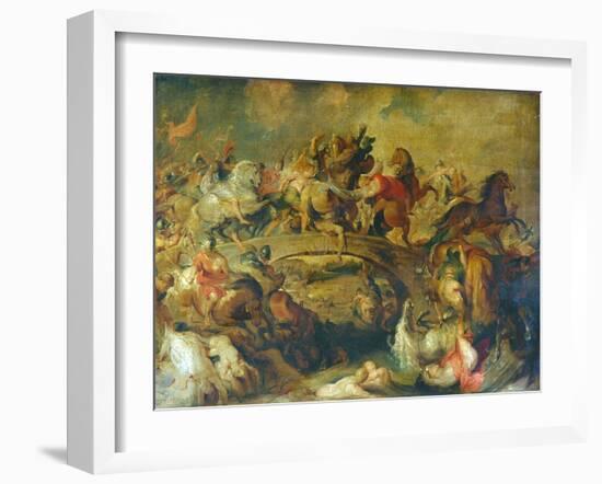 Battle of The Amazons-Peter Paul Rubens-Framed Giclee Print