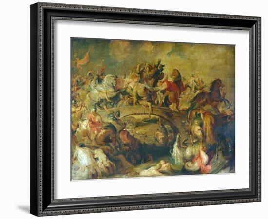 Battle of The Amazons-Peter Paul Rubens-Framed Giclee Print