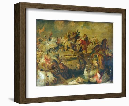 Battle of The Amazons-Peter Paul Rubens-Framed Giclee Print