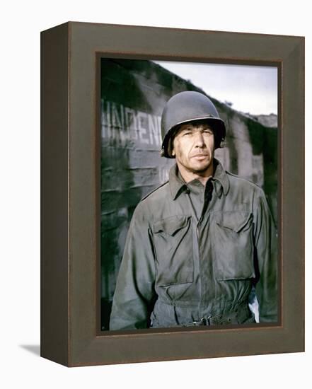 BATTLE OF THE BULGE, 1965 directed by KEN ANNAKIN Charles Bronson (photo)-null-Framed Stretched Canvas