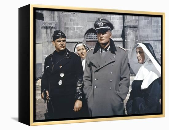 BATTLE OF THE BULGE, 1965 directed by KEN ANNAKIN Robert Shaw (photo)-null-Framed Stretched Canvas