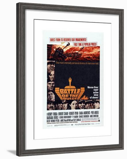 Battle of the Bulge, 1965, Directed by Ken Annakin-null-Framed Giclee Print