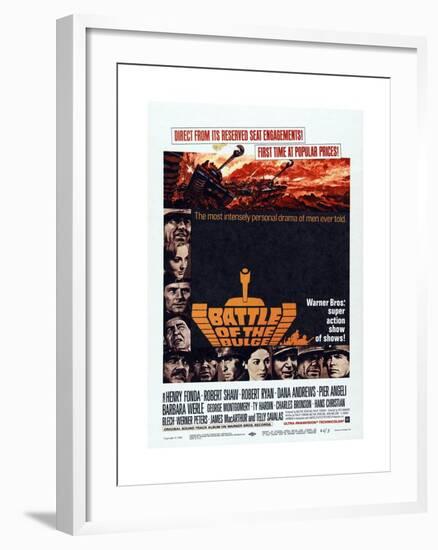 Battle of the Bulge, 1965, Directed by Ken Annakin-null-Framed Giclee Print