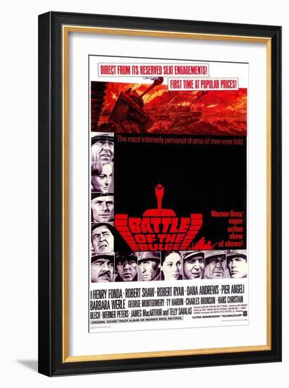 Battle of the Bulge, 1966-null-Framed Premium Giclee Print