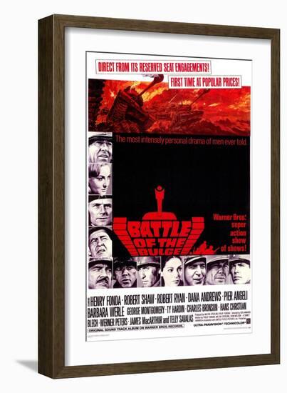 Battle of the Bulge, 1966-null-Framed Art Print