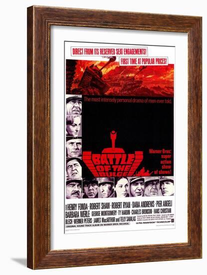 Battle of the Bulge, 1966-null-Framed Art Print