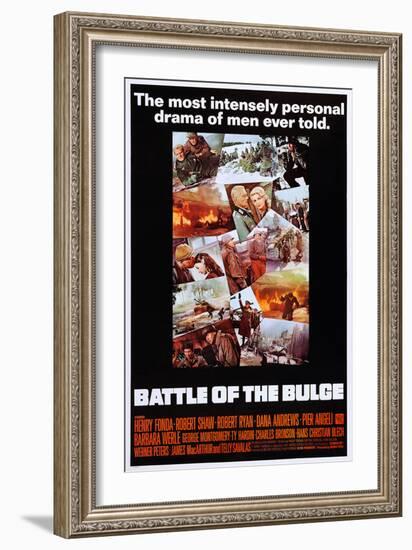 Battle of the Bulge-null-Framed Art Print