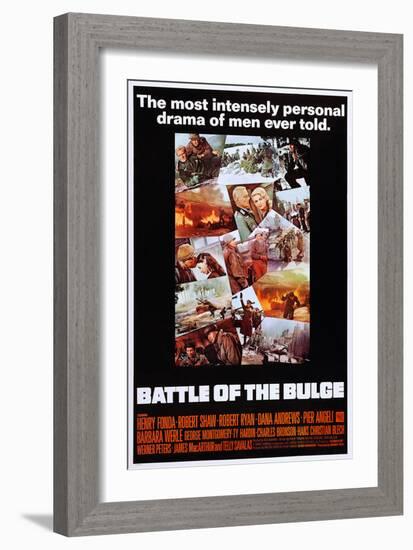 Battle of the Bulge-null-Framed Art Print