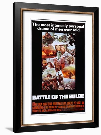 Battle of the Bulge-null-Framed Art Print