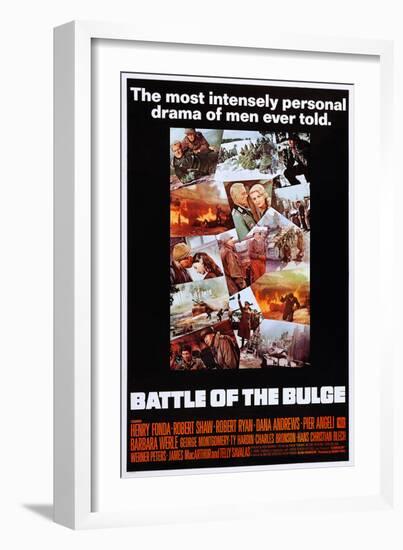 Battle of the Bulge-null-Framed Art Print