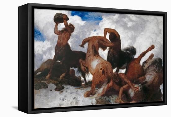 Battle of the Centaurs, 1872-73-Arnold Bocklin-Framed Premier Image Canvas