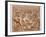Battle of the Centaurs and Lapiths or Centauromachia-Michelangelo Buonarroti-Framed Photo