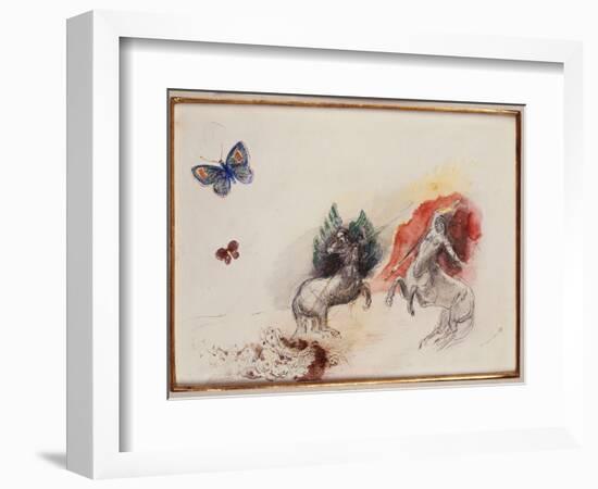 Battle of the Centaurs-Odilon Redon-Framed Giclee Print