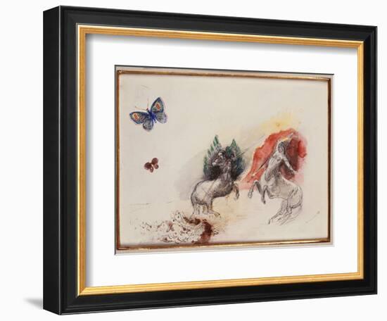 Battle of the Centaurs-Odilon Redon-Framed Giclee Print