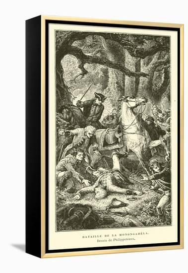 Battle of the Monogahela, 1755-Felix Philippoteaux-Framed Premier Image Canvas